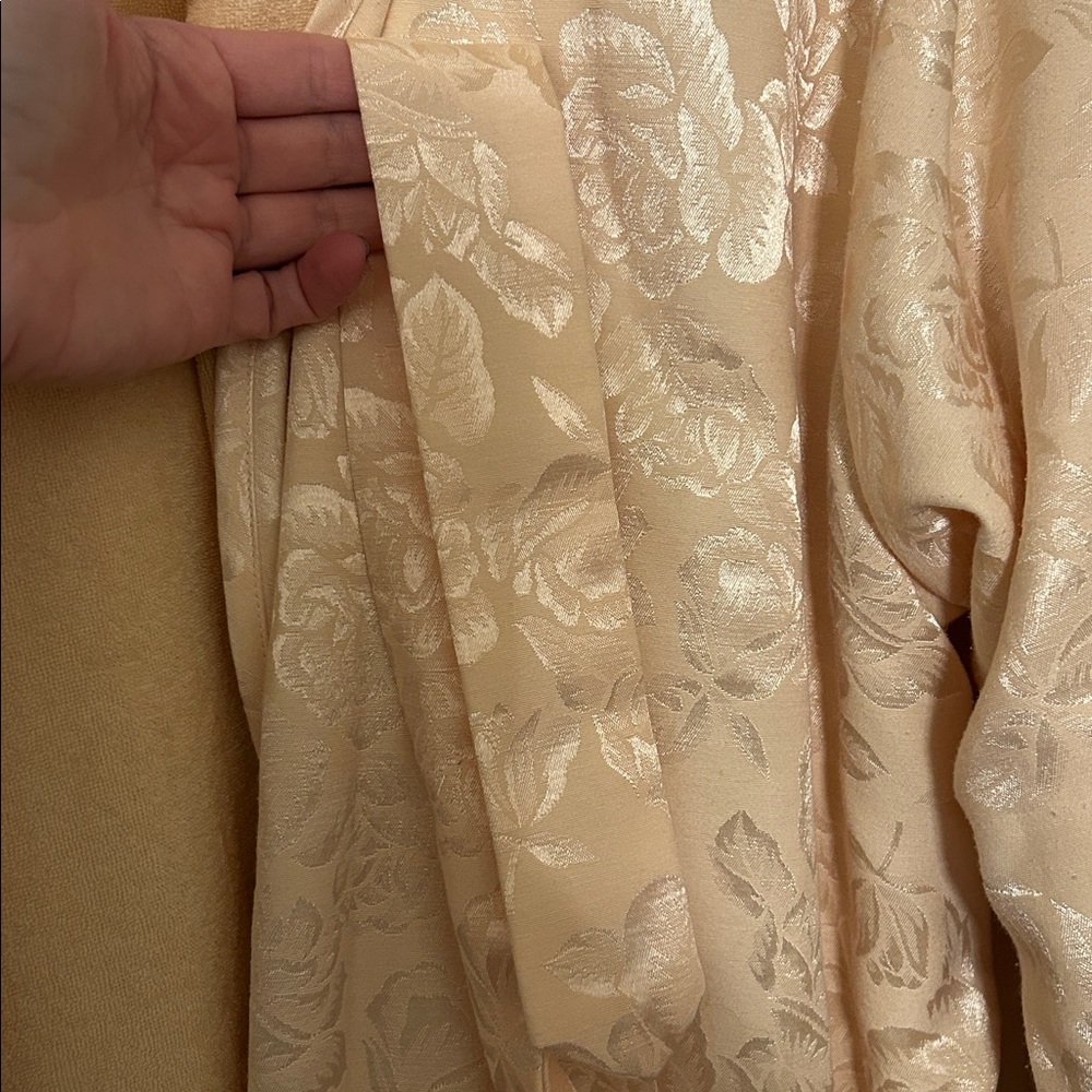 Vintage 80s Victorias Secret Gold Label Robe Lined Size Medium/Large EUC Rare - Picture 14 of 16